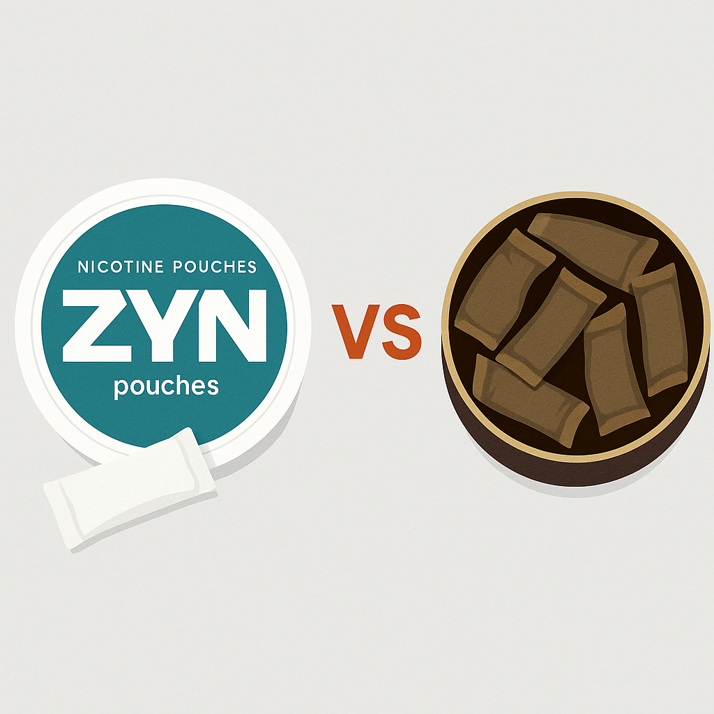 ZYN nicotine pouch compared to traditional Swedish snus – tobacco-free vs tobacco-based options in 2025 USA market