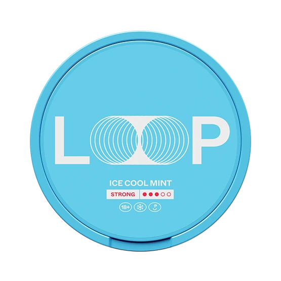 Loop Ice Cool Mint Strong 9.4mg nicotine pouch – buy online with worldwide shipping
