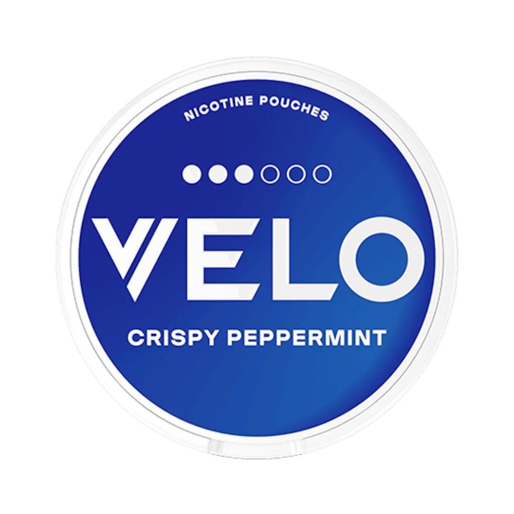 VELO Crispy Peppermint 10mg nicotine pouch – peppermint flavor, tobacco-free