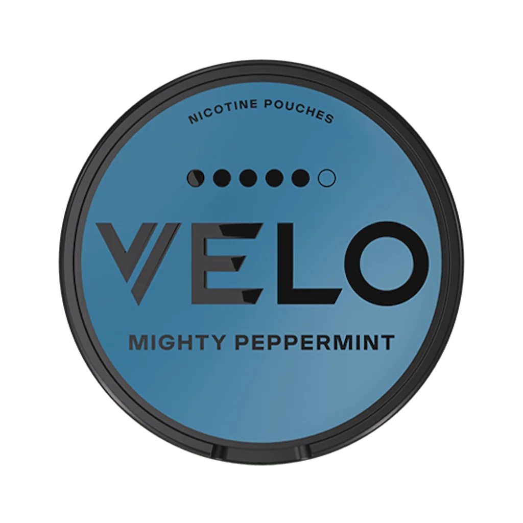 VELO Mighty Peppermint Ultra 14mg nicotine pouch – peppermint flavor, tobacco-free