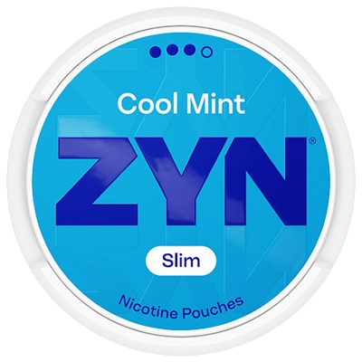 ZYN Cool Mint 9mg slim nicotine pouch, tobacco-free format