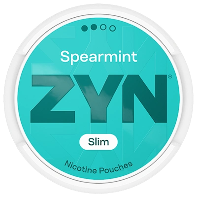 ZYN Spearmint Slim 6mg pouch, slim format, tobacco-free