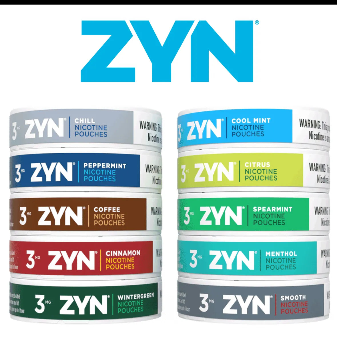 Flavored Nicotine Pouches Assortment