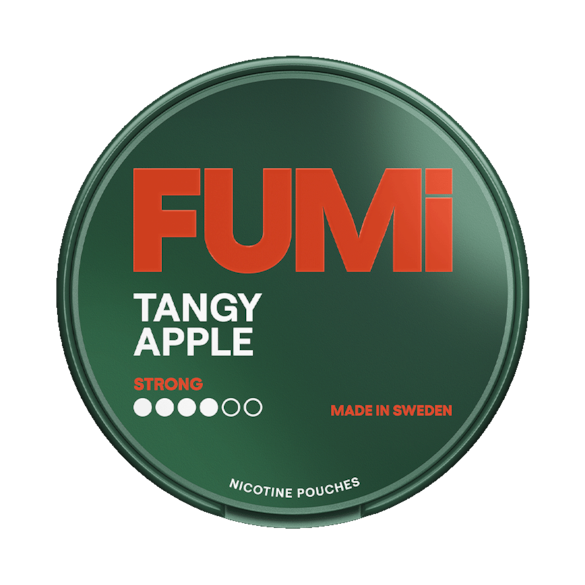 FUMi Tangy Apple Slim Strong 8mg can with fruity apple flavor