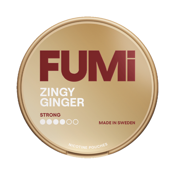 FUMI Zingy Ginger 8mg nicotine pouch, slim and tobacco-free