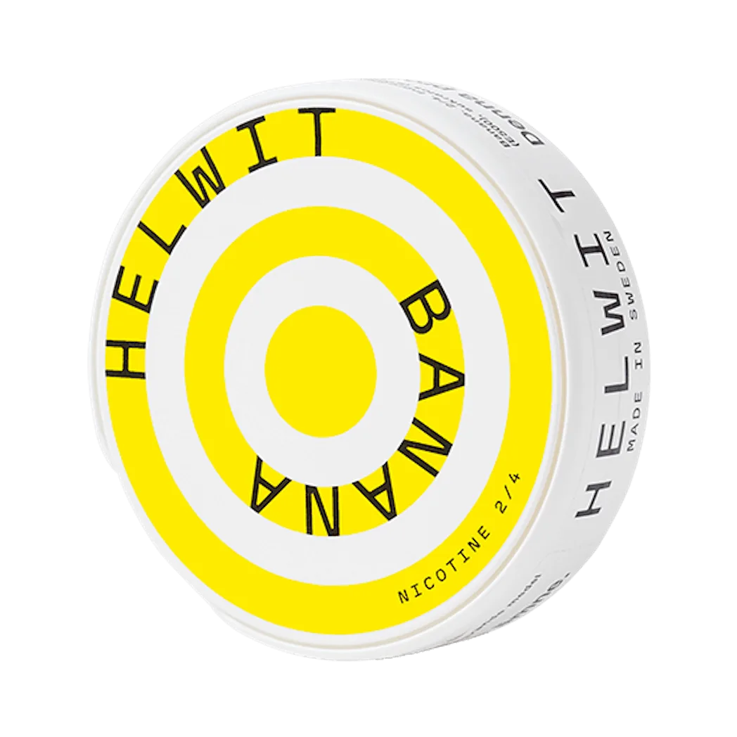 Helwit Banana Slim 3.5 mg tobacco-free nicotine pouch