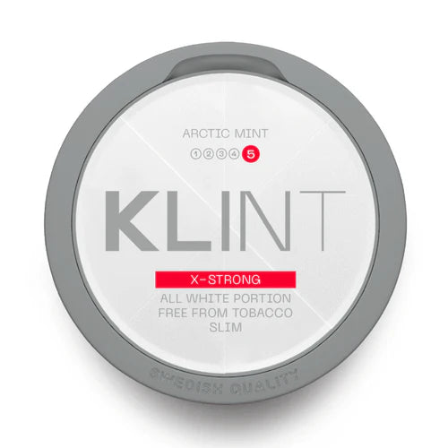 KLINT Arctic Mint 11.5mg nicotine pouch, slim tobacco-free format
