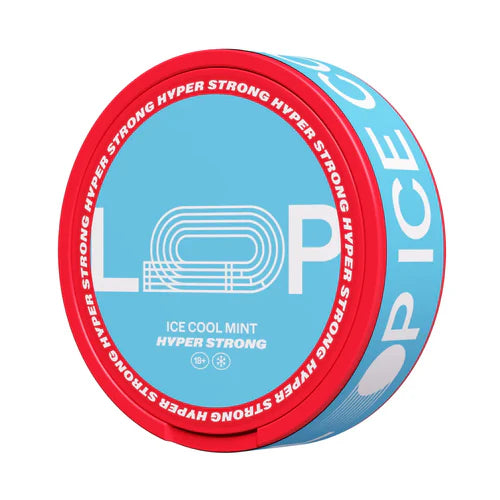 LOOP Ice Cool Mint 15.6mg nicotine pouch, slim format, tobacco-free