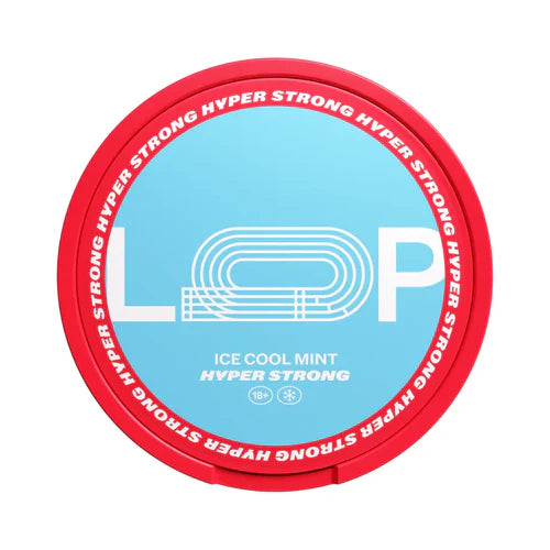 LOOP Ice Cool Mint 15.6mg nicotine pouch, slim format, tobacco-free