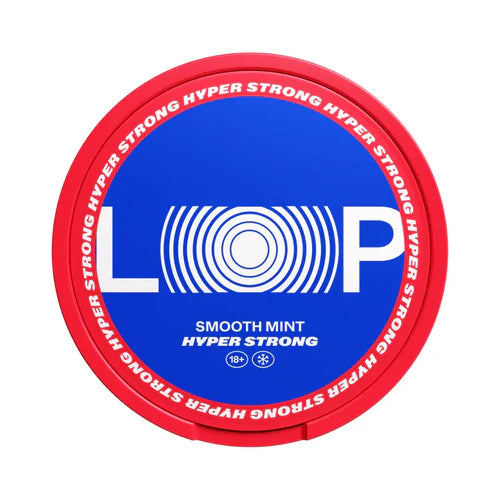 LOOP Smooth Mint 15.6mg nicotine pouch, slim tobacco-free format