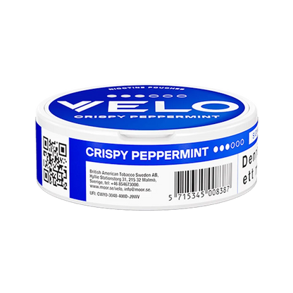 VELO Crispy Peppermint 10mg nicotine pouch – peppermint flavor, tobacco-free