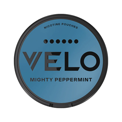 VELO Mighty Peppermint Max 17mg nicotine pouch – strong peppermint and tobacco-free