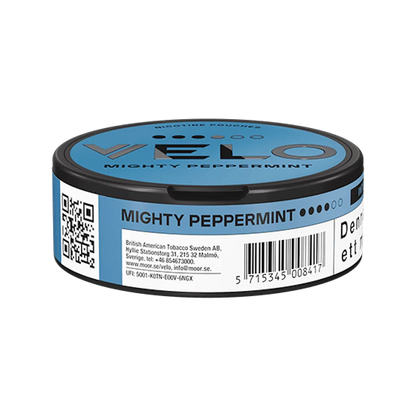 VELO Mighty Peppermint 11mg nicotine pouch – peppermint flavor, tobacco-free