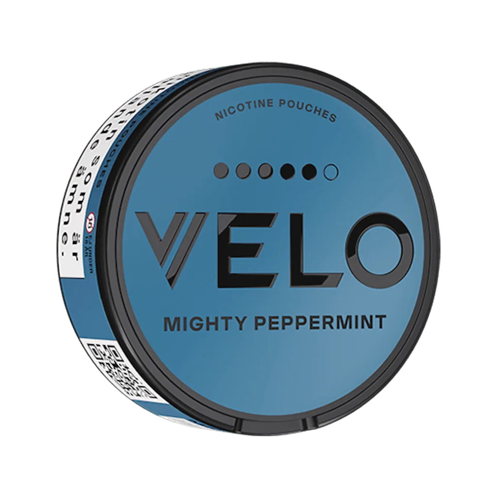 VELO Mighty Peppermint Ultra 14mg nicotine pouch – peppermint flavor, tobacco-free
