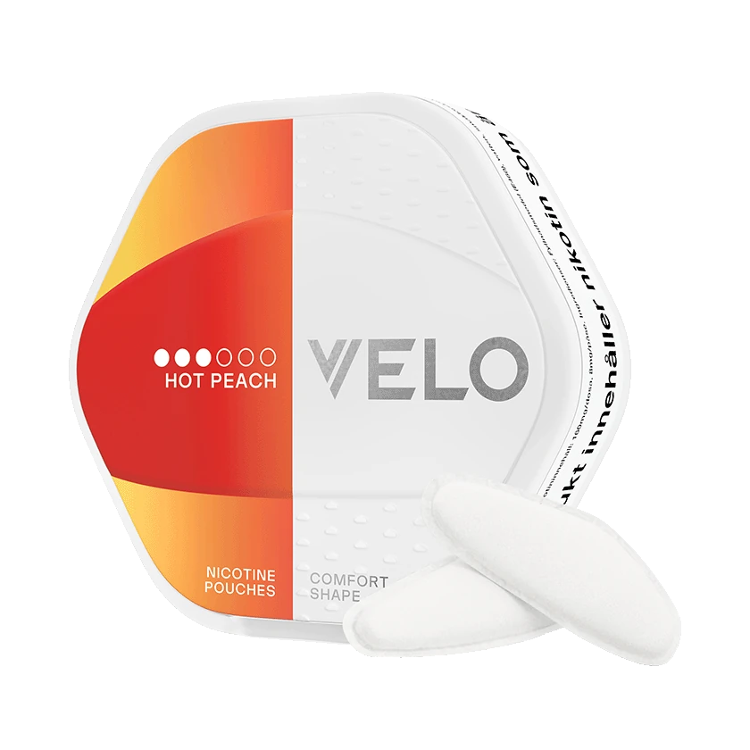 VELO Shift Hot Peach nicotine pouch – buy online with worldwide shipping