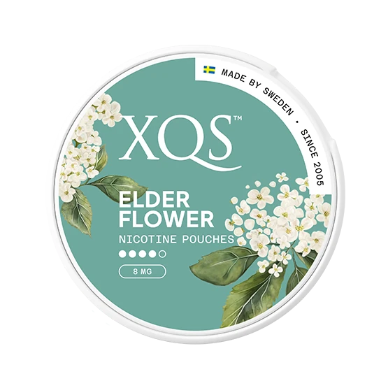 XQS Elderflower Strong nicotine pouch – buy online with worldwide shipping