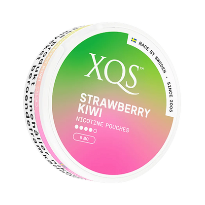 XQS Strawberry Kiwi Slim Strong 8mg nicotine pouch – fruity and tobacco-free