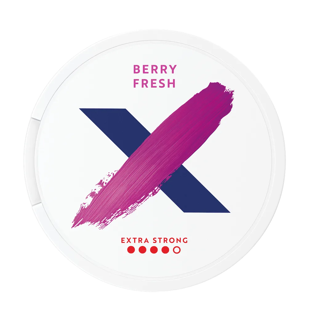 ZONE X Berry Fresh 10mg nicotine pouch – mint and berry flavor, tobacco-free