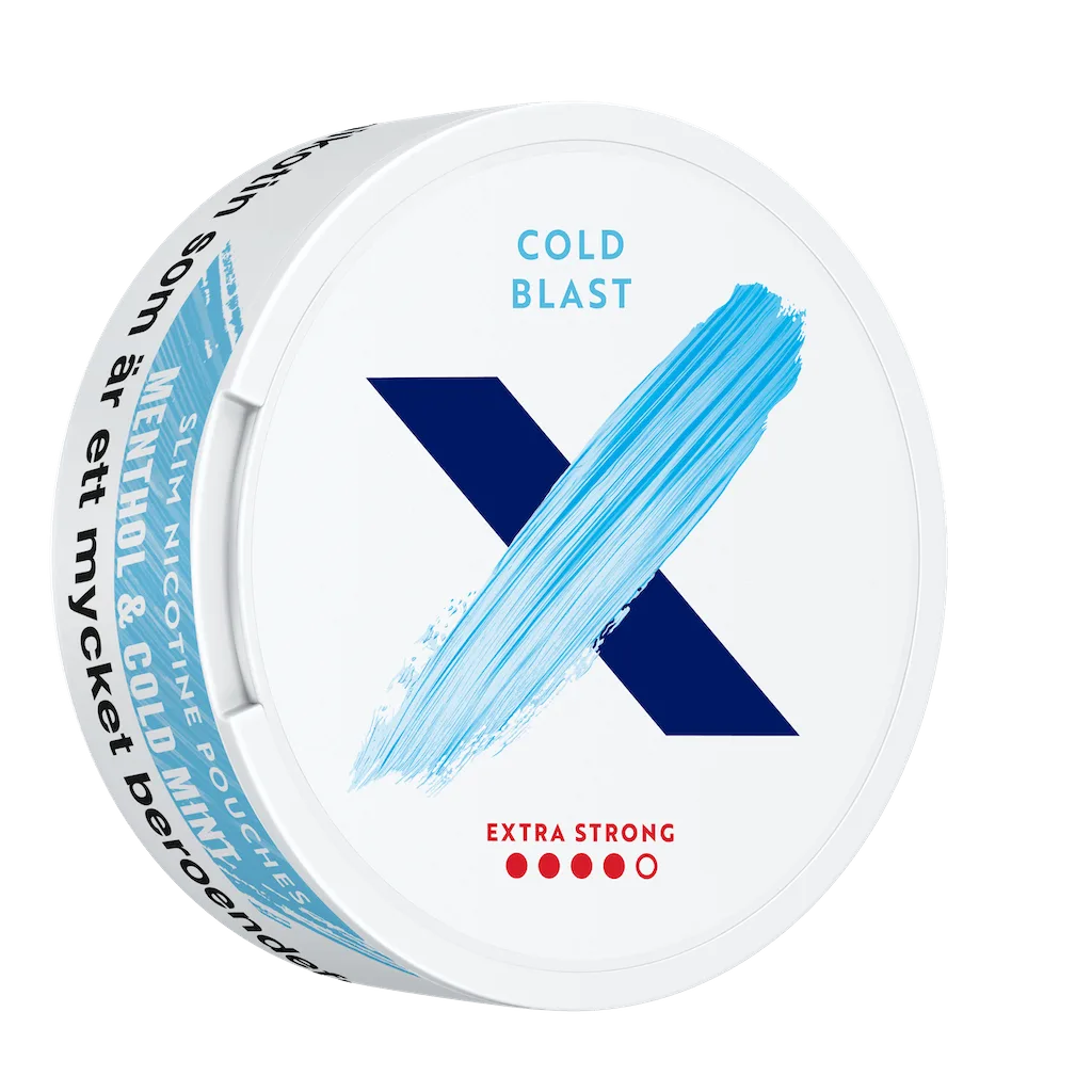 ZONE X Cold Blast 10mg nicotine pouch – menthol and cold mint flavor