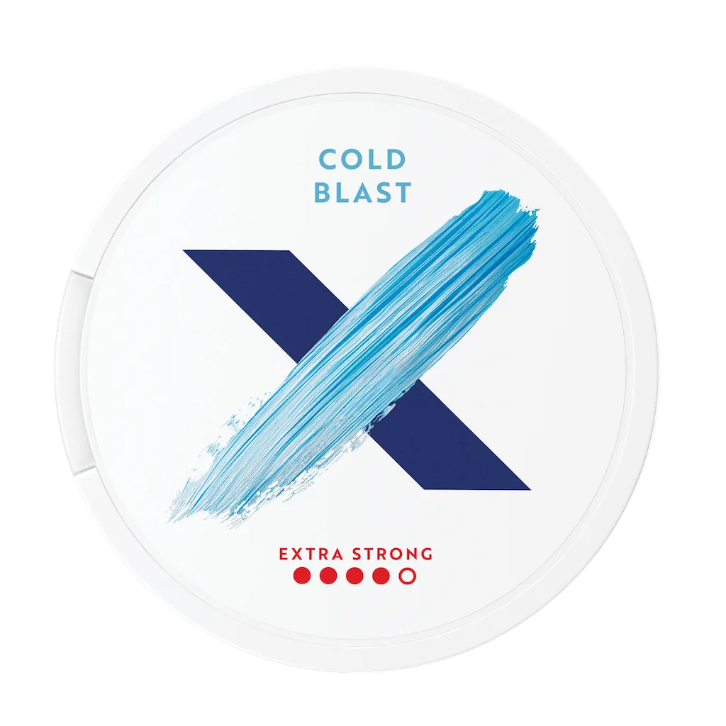 ZONE X Cold Blast 10mg nicotine pouch – menthol and cold mint flavor