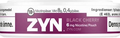 ZYN Mini Black Cherry 6mg nicotine pouch – fruity cherry and tobacco-free
