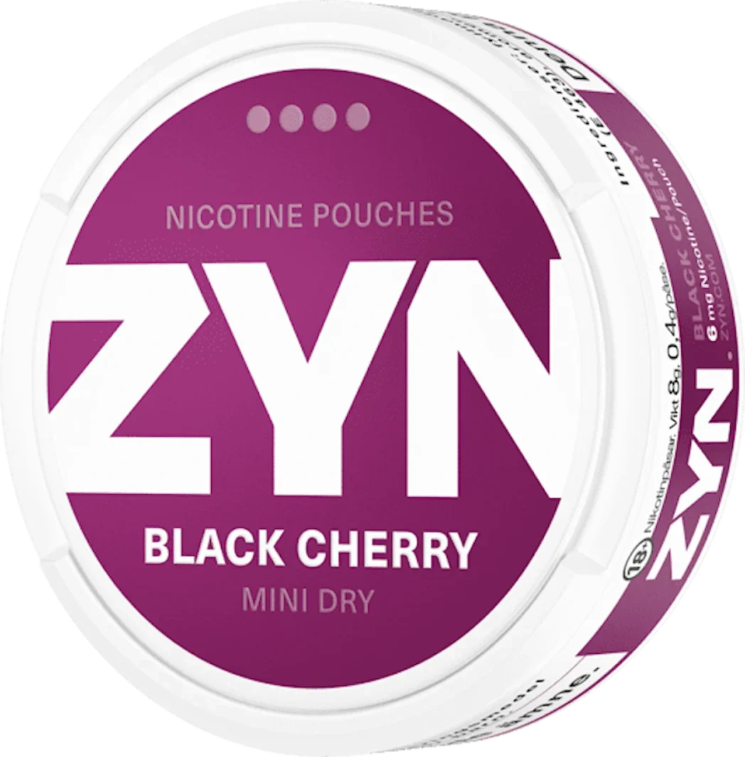 ZYN Mini Black Cherry 6mg nicotine pouch – fruity cherry and tobacco-free