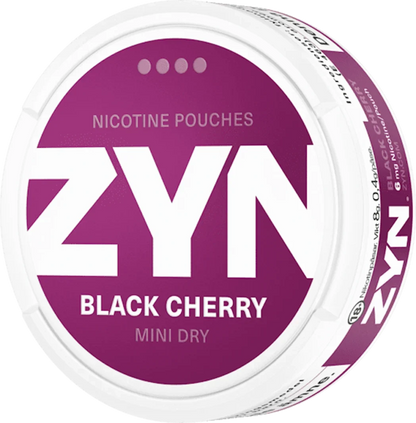 ZYN Mini Black Cherry 6mg nicotine pouch – fruity cherry and tobacco-free