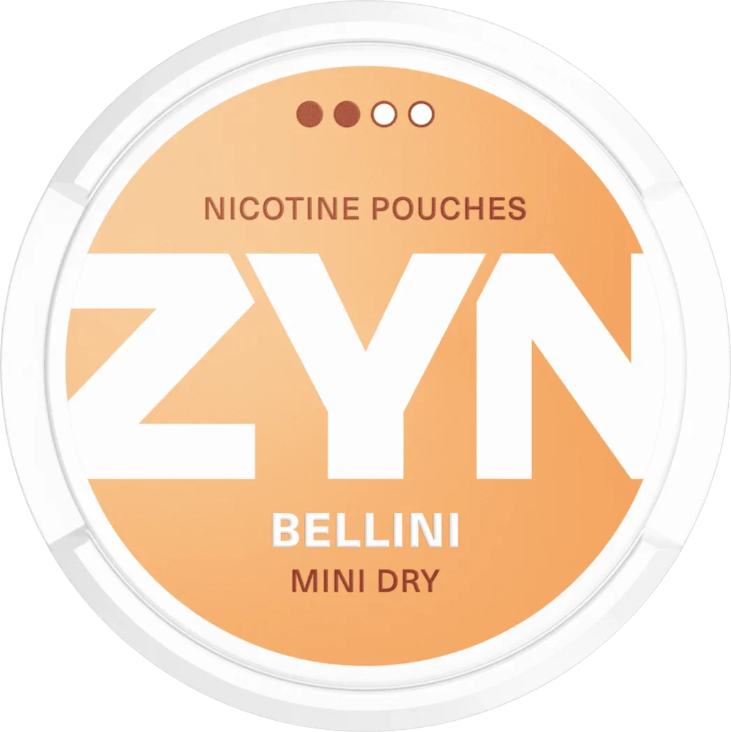 ZYN Mini Bellini 3mg nicotine pouch – fruity, peach-flavored and tobacco-free